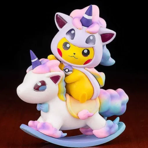 Pkm.store Pokemon Figuren-Pikachu Einhorn Pokemon Figur (Ca. 12Cm)