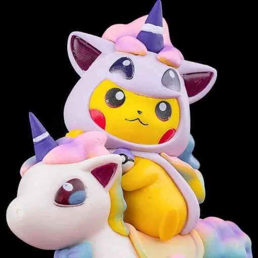 Pkm.store Pokemon Figuren-Pikachu Einhorn Pokemon Figur (Ca. 12Cm)