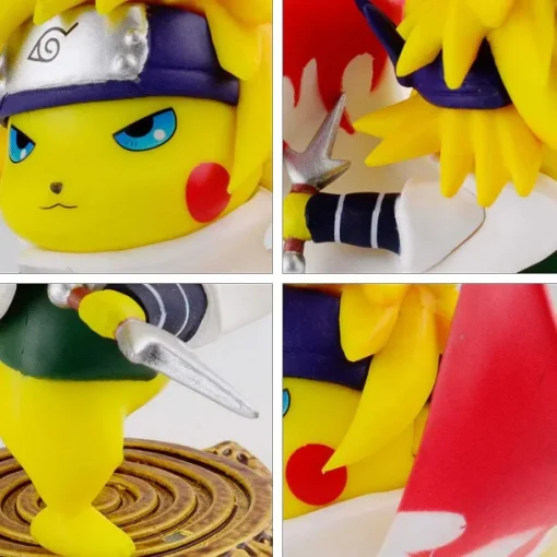 Pkm.store Pokemon Figuren-Pikachu Figur Cosplay Als Namikaze Minato (Ca. 10Cm)