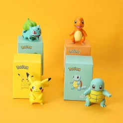 Pkm.store Pokemon Figuren-Pikachu Gluamnda, Enton, Schiggy, Bisasam Und Pummeluff Pokemon Figuren Set