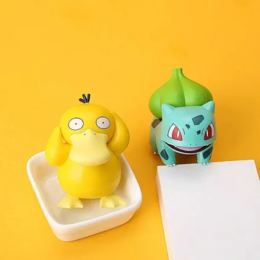 Pkm.store Pokemon Figuren-Pikachu Gluamnda, Enton, Schiggy, Bisasam Und Pummeluff Pokemon Figuren Set