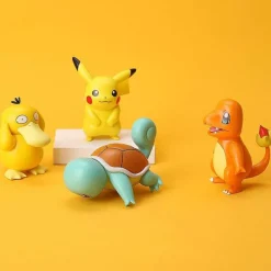 Pkm.store Pokemon Figuren-Pikachu Gluamnda, Enton, Schiggy, Bisasam Und Pummeluff Pokemon Figuren Set