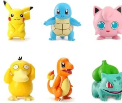 Pkm.store Pokemon Figuren-Pikachu Gluamnda, Enton, Schiggy, Bisasam Und Pummeluff Pokemon Figuren Set