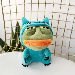 Pkm.store Pokemon Kuscheltiere-Pikachu, Glumanda, Bisasam U. A. Als Sad Frog Meme Cosplay Plusch Pokemon (Ca. 25Cm)