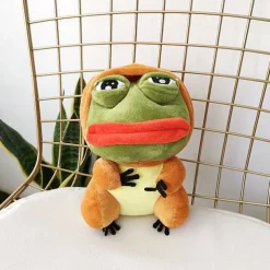 Pkm.store Pokemon Kuscheltiere-Pikachu, Glumanda, Bisasam U. A. Als Sad Frog Meme Cosplay Plusch Pokemon (Ca. 25Cm)