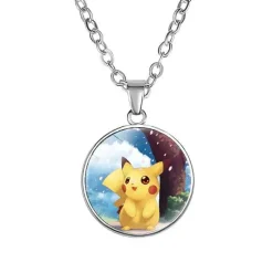 Pkm.store Sonstiges Merchandise-Pikachu Halskette Mit Anhanger - Viele Unterschiedliche Pokemon Motive