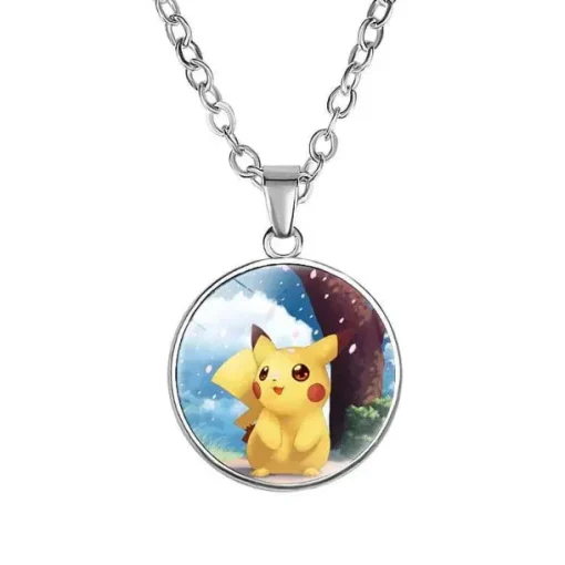Pkm.store Sonstiges Merchandise-Pikachu Halskette Mit Anhanger - Viele Unterschiedliche Pokemon Motive