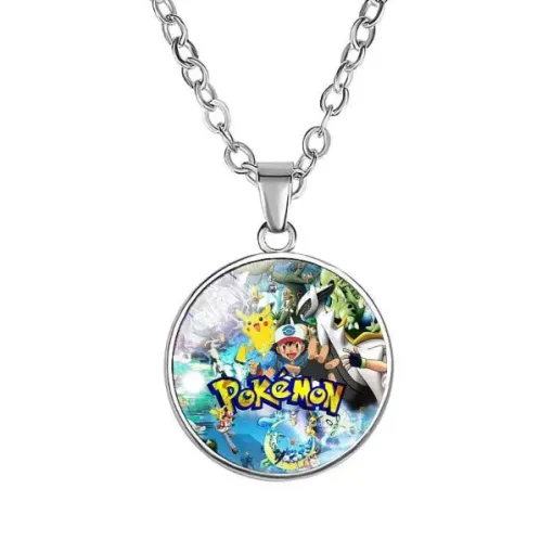Pkm.store Sonstiges Merchandise-Pikachu Halskette Mit Anhanger - Viele Unterschiedliche Pokemon Motive