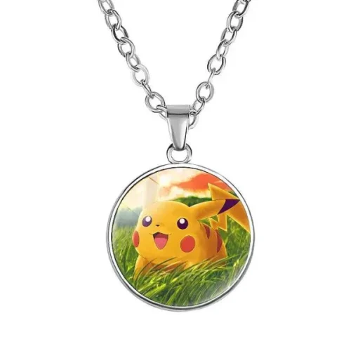 Pkm.store Sonstiges Merchandise-Pikachu Halskette Mit Anhanger - Viele Unterschiedliche Pokemon Motive