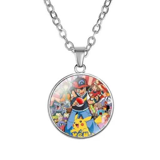 Pkm.store Sonstiges Merchandise-Pikachu Halskette Mit Anhanger - Viele Unterschiedliche Pokemon Motive