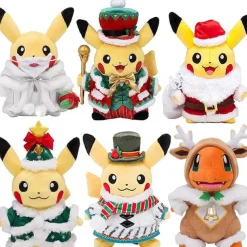 Pkm.store Pokemon Kuscheltiere-Pikachu Kuscheltier In Weihnachtlichen Motiven