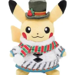 Pkm.store Pokemon Kuscheltiere-Pikachu Kuscheltier In Weihnachtlichen Motiven