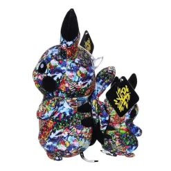 Pkm.store Pokemon Kuscheltiere-Pikachu Kuscheltier Pokemon Graffiti Look - 13Cm