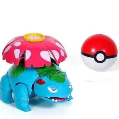 Pkm.store Pokeball & Pokebälle-Pikachu, Mewtu, Glurak, Bisasam Oder Turtok Figur Mit Pokeball