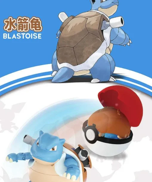 Pkm.store Pokeball & Pokebälle-Pikachu, Mewtu, Glurak, Bisasam Oder Turtok Figur Mit Pokeball