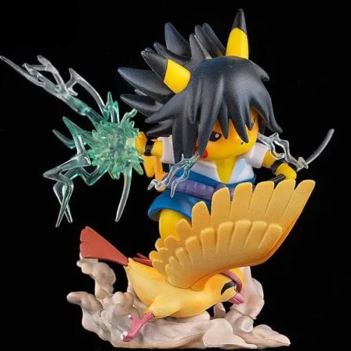 Pkm.store Pokemon Figuren-Pikachu Naruto Sasuke Haruno Sakura Itachi Figuren (Ca. 13Cm)