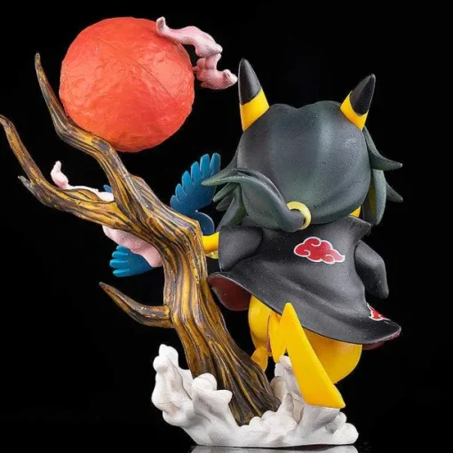 Pkm.store Pokemon Figuren-Pikachu Naruto Sasuke Haruno Sakura Itachi Figuren (Ca. 13Cm)