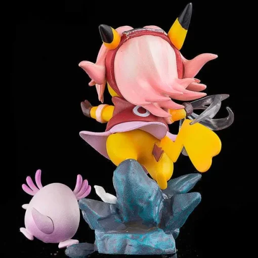 Pkm.store Pokemon Figuren-Pikachu Naruto Sasuke Haruno Sakura Itachi Figuren (Ca. 13Cm)