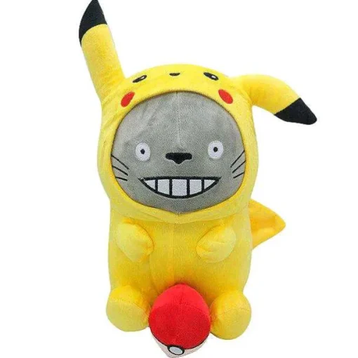 Pkm.store Pokemon Kuscheltiere-Pikachu Oder Totoro Cosplay Kuscheltier Pokemon (Ca. 30Cm)