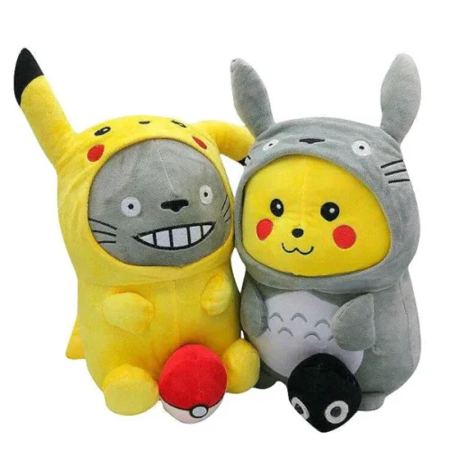 Pkm.store Pokemon Kuscheltiere-Pikachu Oder Totoro Cosplay Kuscheltier Pokemon (Ca. 30Cm)