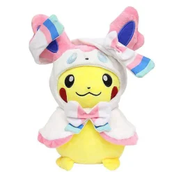 Pkm.store Pokemon Kuscheltiere-Pikachu Plusch Stofftier Cosplay Nachtara, Flamara, Psiana, Glaziola, Blitza Etc.