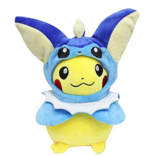 Pkm.store Pokemon Kuscheltiere-Pikachu Plusch Stofftier Cosplay Nachtara, Flamara, Psiana, Glaziola, Blitza Etc.