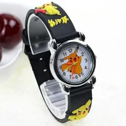 Pkm.store Uhren Und Wecker-Pikachu Pokemon Armbanduhr Fur Kinder (4 Farben Zur Auswahl)