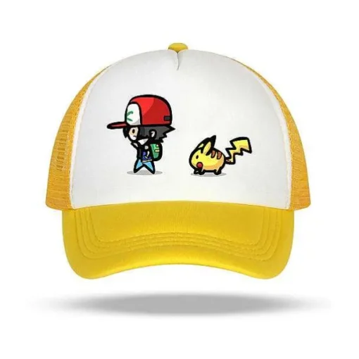 Pkm.store Pokemon Mützen & Caps-Pikachu Pokemon Baseball Mützen In Vielen Motiven Fur Kinder Oder Erwachsene
