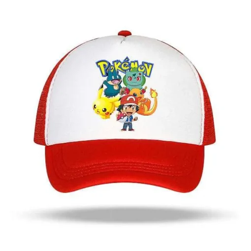 Pkm.store Pokemon Mützen & Caps-Pikachu Pokemon Baseball Mützen In Vielen Motiven Fur Kinder Oder Erwachsene