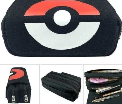 Pkm.store Sonstiges Merchandise-Pikachu Pokemon Canvas Federtasche