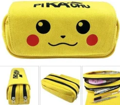 Pkm.store Sonstiges Merchandise-Pikachu Pokemon Canvas Federtasche