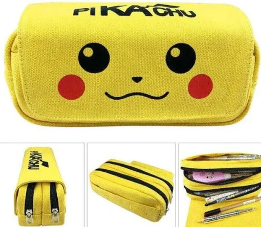 Pkm.store Sonstiges Merchandise-Pikachu Pokemon Canvas Federtasche