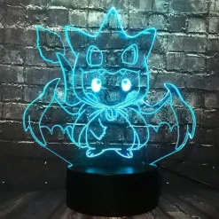 Pkm.store Pokemon Lampen & Nachtlichter-Pikachu Pokemon Cosplay 3D Led Lampe Mit Farbwechsel