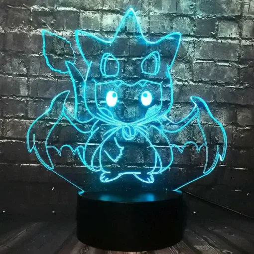 Pkm.store Pokemon Lampen & Nachtlichter-Pikachu Pokemon Cosplay 3D Led Lampe Mit Farbwechsel