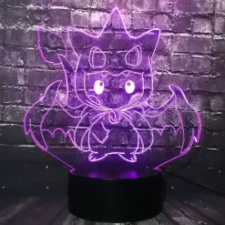 Pkm.store Pokemon Lampen & Nachtlichter-Pikachu Pokemon Cosplay 3D Led Lampe Mit Farbwechsel