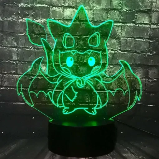 Pkm.store Pokemon Lampen & Nachtlichter-Pikachu Pokemon Cosplay 3D Led Lampe Mit Farbwechsel