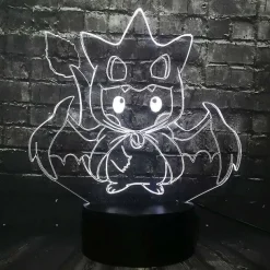 Pkm.store Pokemon Lampen & Nachtlichter-Pikachu Pokemon Cosplay 3D Led Lampe Mit Farbwechsel