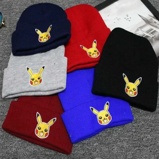 Pkm.store Pokemon Mützen & Caps-Pikachu Pokemon Unisex Beanie Mutze Verschiedene Motive