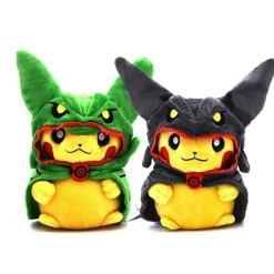 Pkm.store Pokemon Kuscheltiere-Pikachu Rayquaza Cosplay Grun Oder Schwarz (Ca. 20Cm)