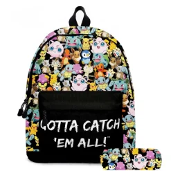 Pkm.store Rucksäcke & Taschen-Pikachu Rucksack Mit Federmappe Im Praktischen Set
