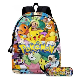 Pkm.store Rucksäcke & Taschen-Pikachu Rucksack Mit Federmappe Im Praktischen Set