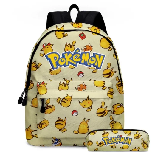 Pkm.store Rucksäcke & Taschen-Pikachu Rucksack Mit Federmappe Im Praktischen Set