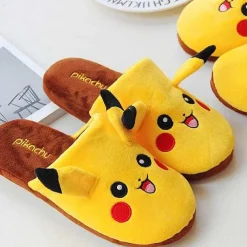 Pkm.store Sommer-Pikachu Slipper, Pokemon Slipper, Hausschuhe,, Latschen