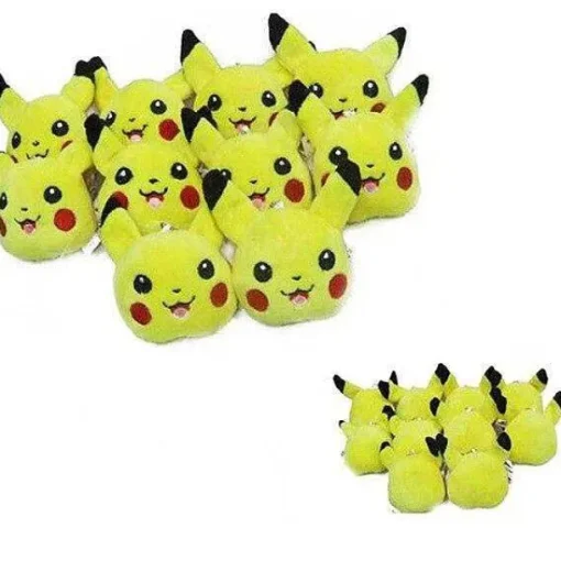 Pkm.store Pokemon Kuscheltiere-Pikachu Umbreon Nachtara Evoli Eevee Plusch Schlusselanhanger 10Er Set
