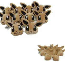 Pkm.store Pokemon Kuscheltiere-Pikachu Umbreon Nachtara Evoli Eevee Plusch Schlusselanhanger 10Er Set