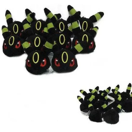 Pkm.store Pokemon Kuscheltiere-Pikachu Umbreon Nachtara Evoli Eevee Plusch Schlusselanhanger 10Er Set