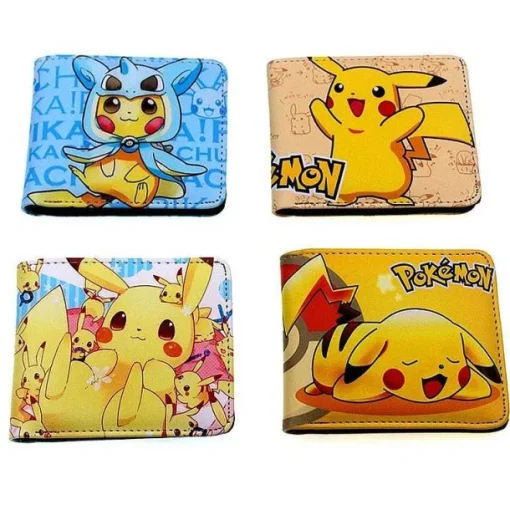 Pkm.store Sonstiges Merchandise-Pikachu Und Pokemon Geldbeutel, Geldborse, Portmonee, Portemonnaie