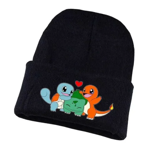 Pkm.store Herbst & Winter-Pikachu Und Pokemon Winter Mützen Im Comic Look