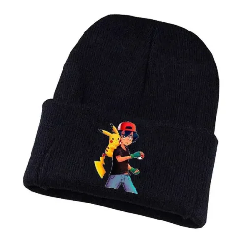 Pkm.store Herbst & Winter-Pikachu Und Pokemon Winter Mützen Im Comic Look