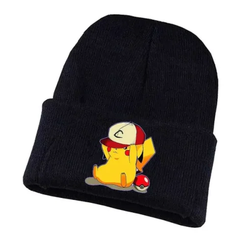 Pkm.store Herbst & Winter-Pikachu Und Pokemon Winter Mützen Im Comic Look